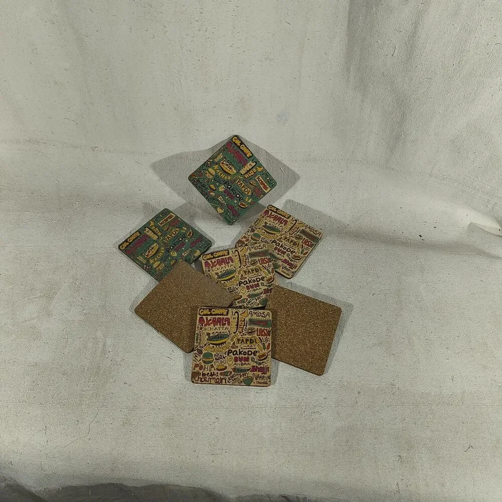 Drink Coaster Set Chumbak Street Indian Street Food